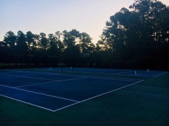 River Sea Plantation Tennis Court