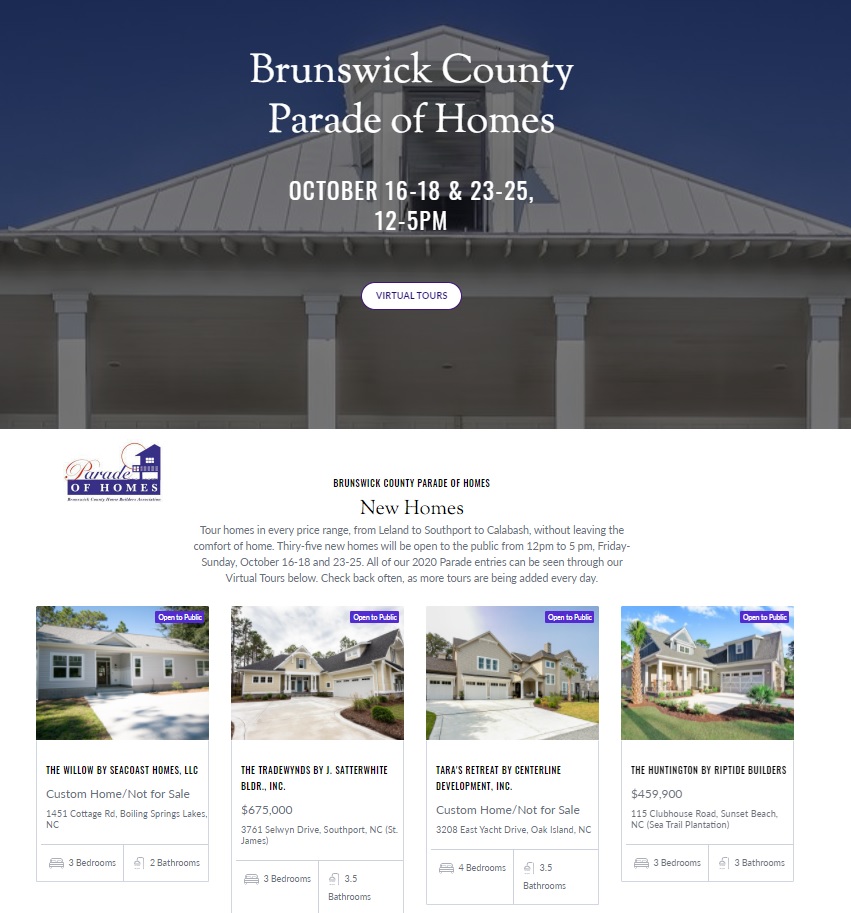 Parade of homes website