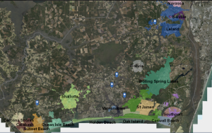 satellite map of brunswcik county