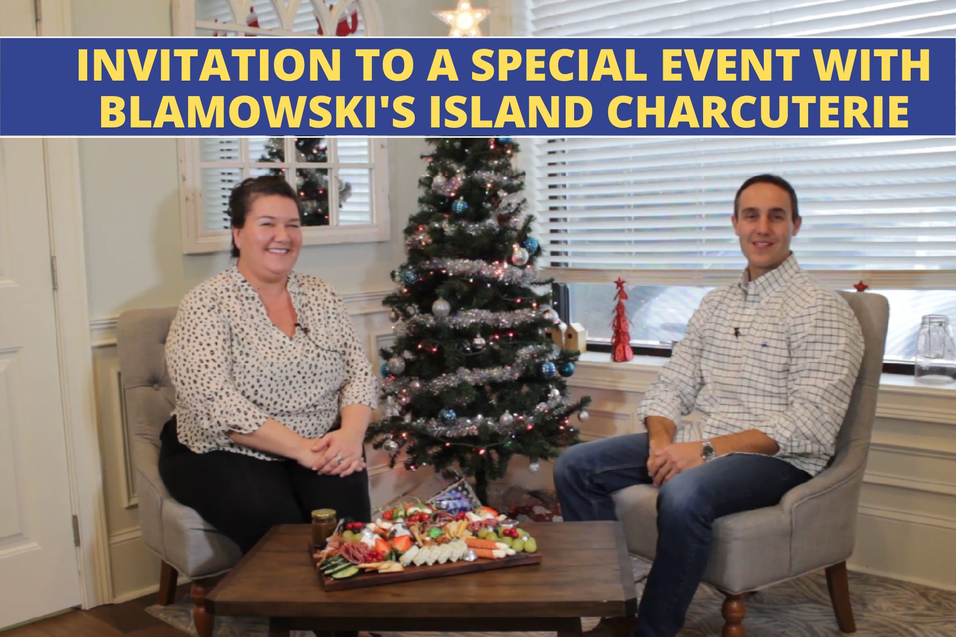 Invitation to a special event with Blamowski's Island Charcuterie